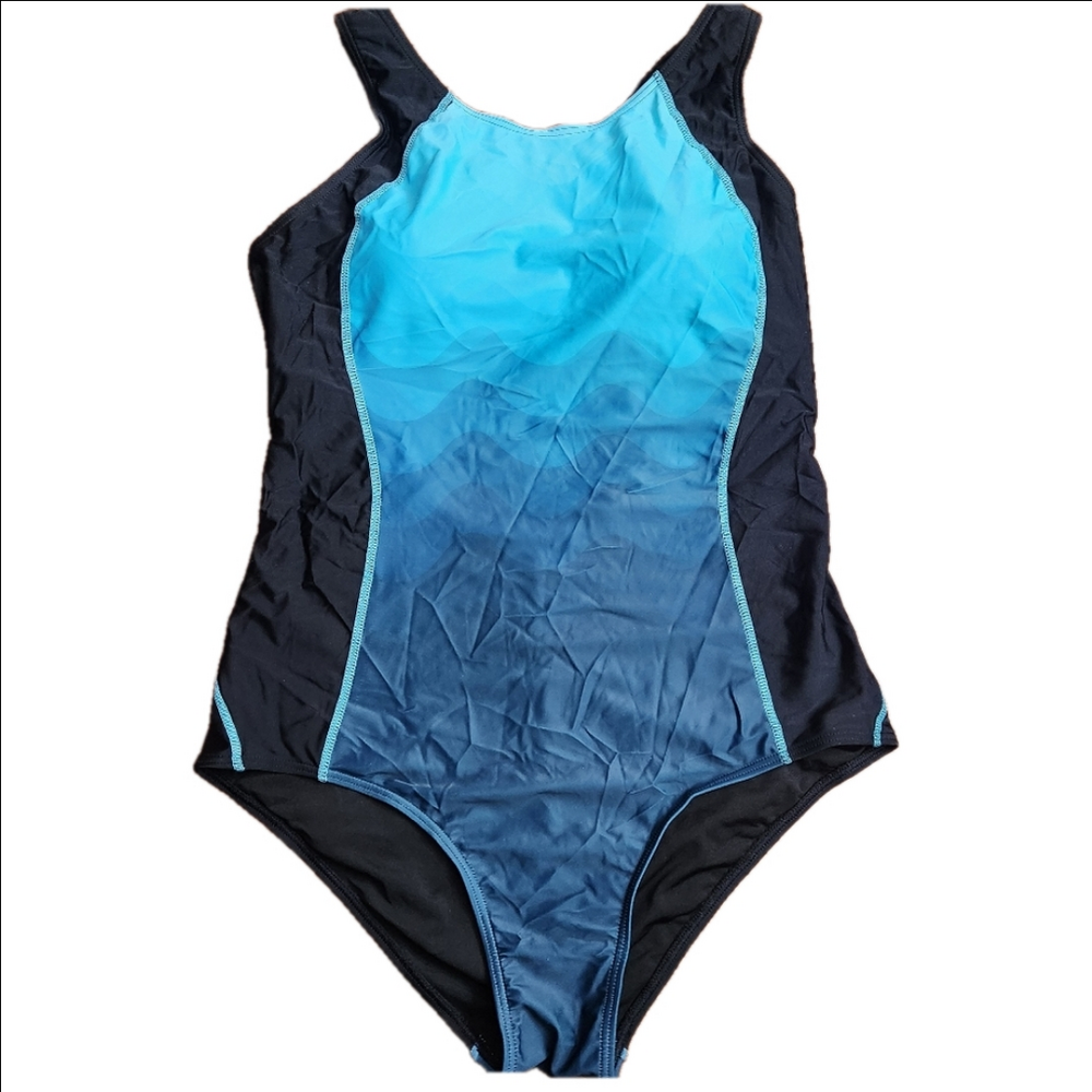 3/$25 Black one piece swimsuit XL NWT UPF 50+ bathing suit